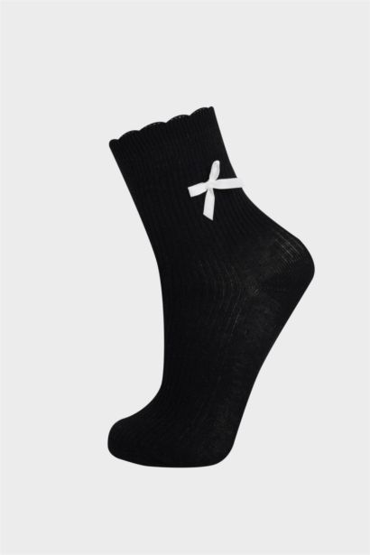 Lot de 2 paires de Chaussettes longues en coton pour fille