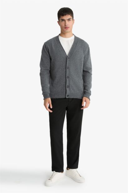 Relax Fit V-Neck Knitwear Cardigan