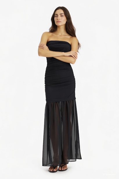 Chiffon Midi Dress