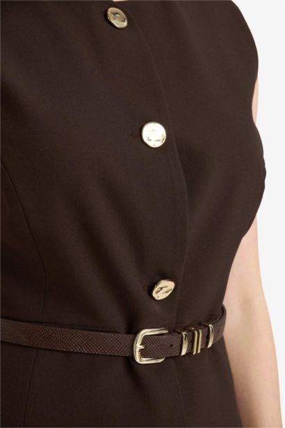 Fıtted Bisiklet Yaka Yelek