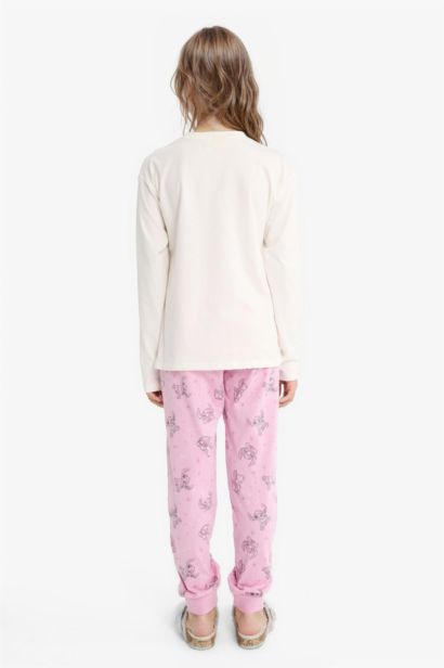 Girl Disney Lilo & Stitch Top Bottoms 2 Piece Pajama Set