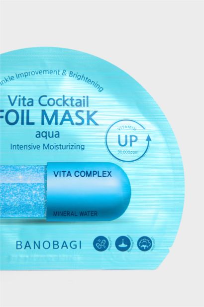 Banobagi Vita Cocktail Foil Aqua Mask 10ml – Yoğun Nemlendirici & Canlandırıcı Folyo Yüz Maskesi