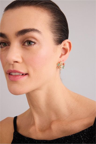 Yılbaşı Temalı Kadın 3'lü Küpe