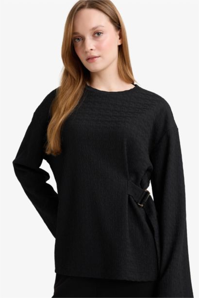 Relax Fit Crew Neck Long Sleeve T-shirt