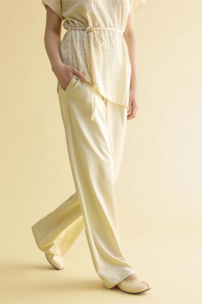 Straıght Wıde Pantolon