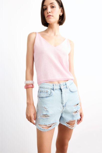 Loose Fit Knitwear Tank Top