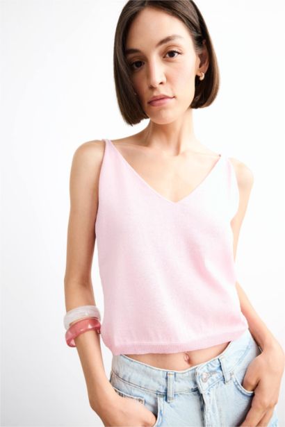 Loose Fit Knitwear Tank Top