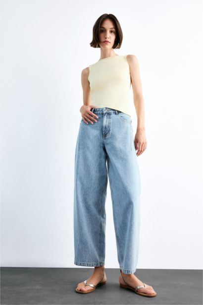 Wide Baggy Fit Trousers