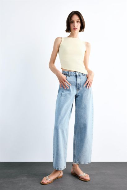 Wide Baggy Fit Trousers