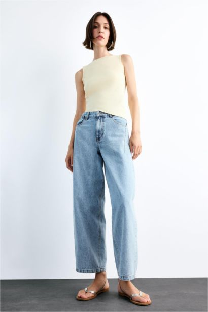 Wide Baggy Fit Trousers
