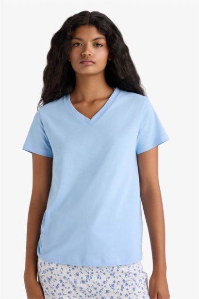 Fall in Love Regular Fit Short Sleeve 2 Piece Set