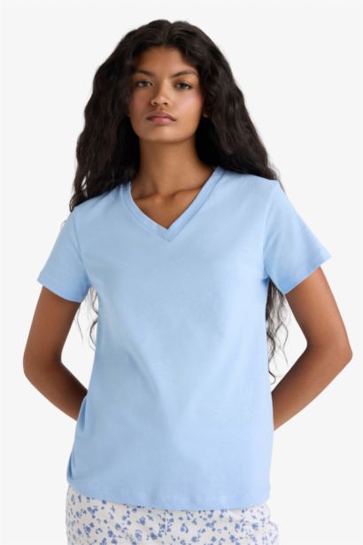 Fall in Love Regular Fit Short Sleeve 2 Piece Set