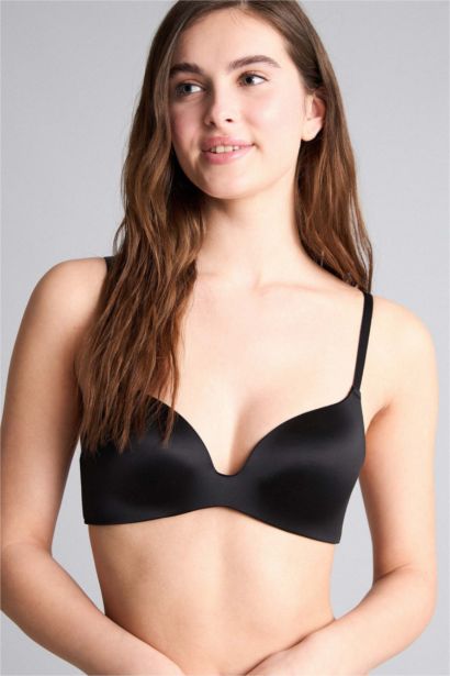 حمالة صدر برا تيشيرت بنص حشو مبطن