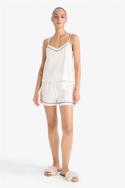 Regular Fit Satin 2 Piece Set