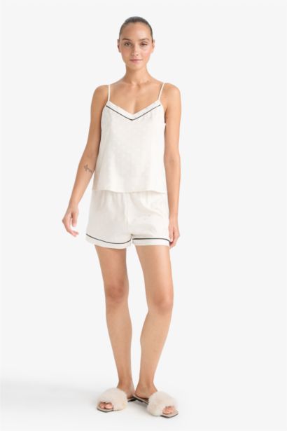 Regular Fit Satin 2 Piece Set