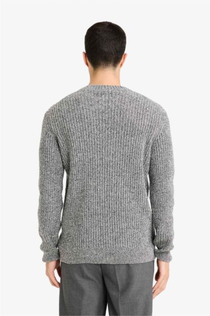 Pull en maille à col rond Coupe standard