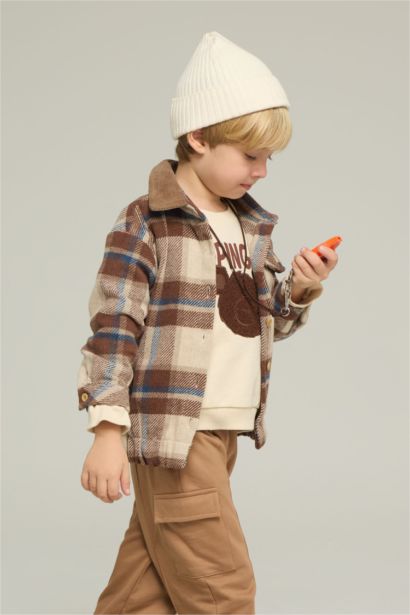 Baby Boy Plaid Flannel Long Sleeve Shirt