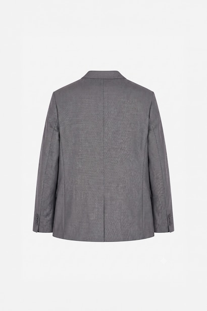 Slim Fit Dokulu Blazer Ceket