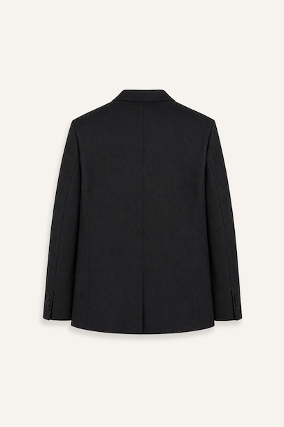 Slim Fit Dokulu Blazer Ceket