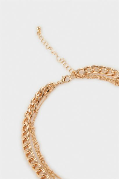 Lot de 3 Colliers dorés pour femme