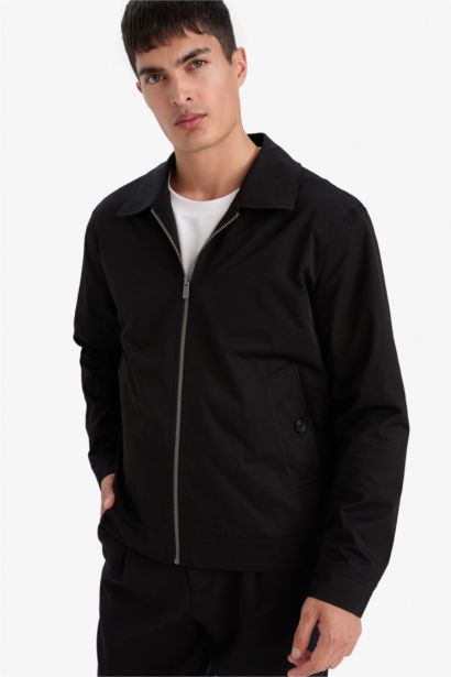 Regular Fit Lined Puffer Jacket