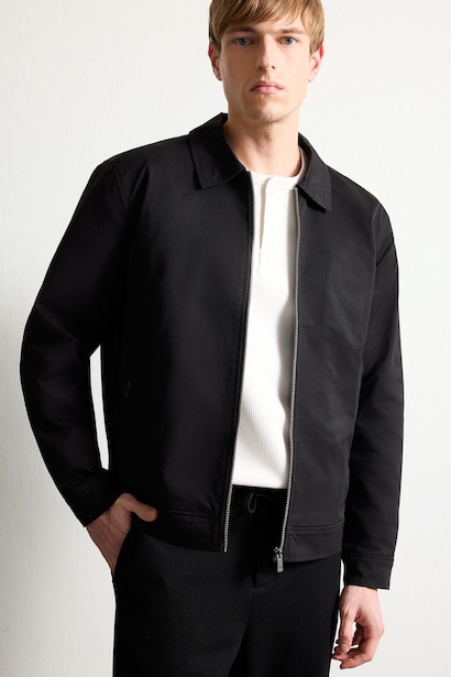 Regular Fit Lined Puffer Jacket