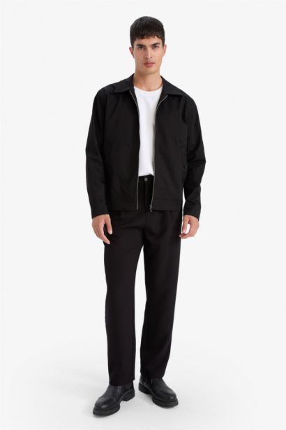 Regular Fit Lined Puffer Jacket