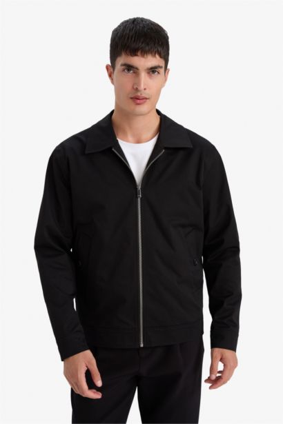 Regular Fit Lined Puffer Jacket