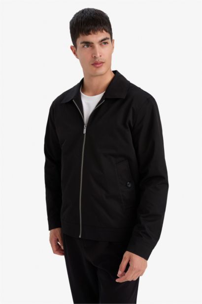 Regular Fit Lined Puffer Jacket