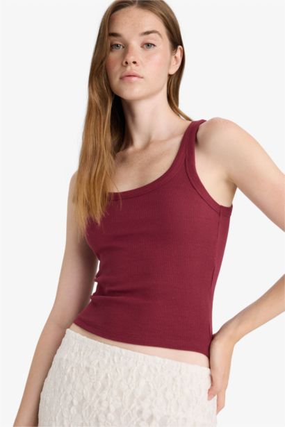 Slim Fit Camisole U Collar Tank Top