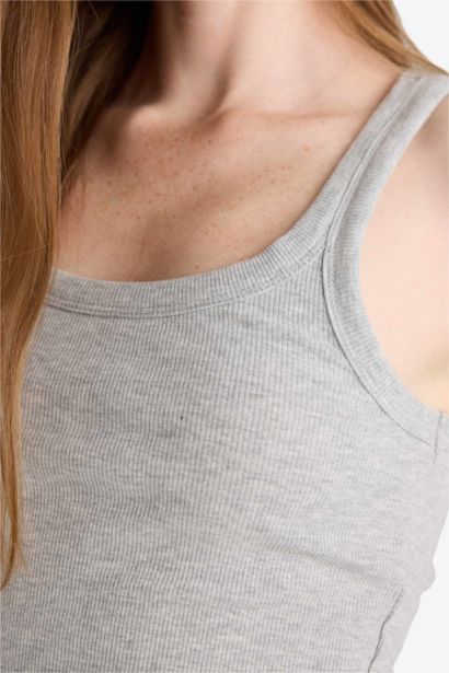 Slim Fit Camisole U Collar Tank Top