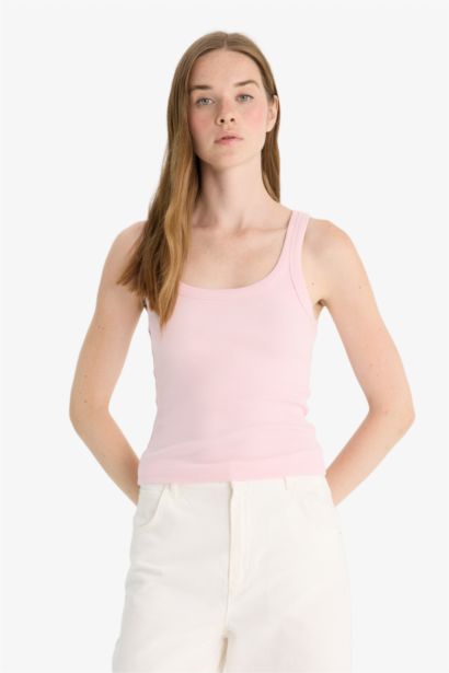 Slim Fit Camisole U Collar Tank Top