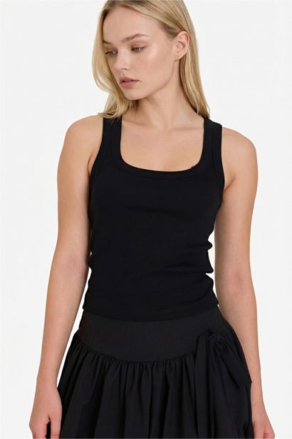 Slim Fit Camisole U Collar Tank Top