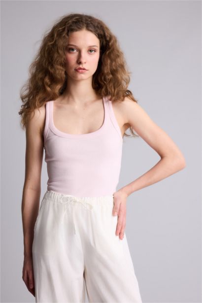 Slim Fit Camisole U Collar Tank Top