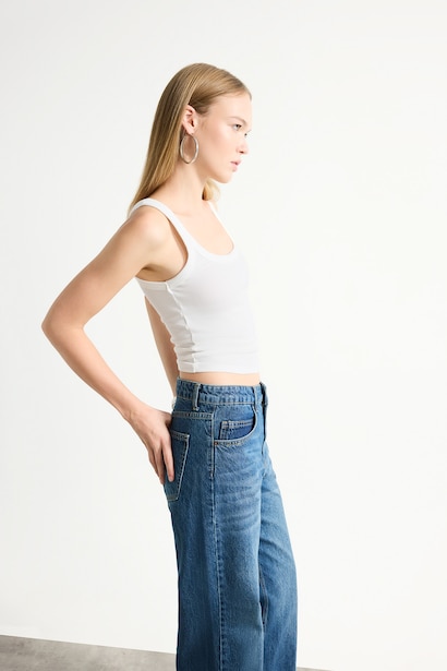 Slim Fit Camisole U Collar Tank Top