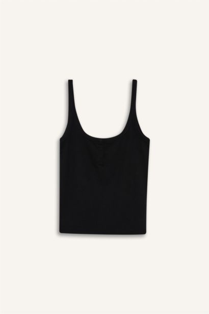 Fitted Rib Tank Top
