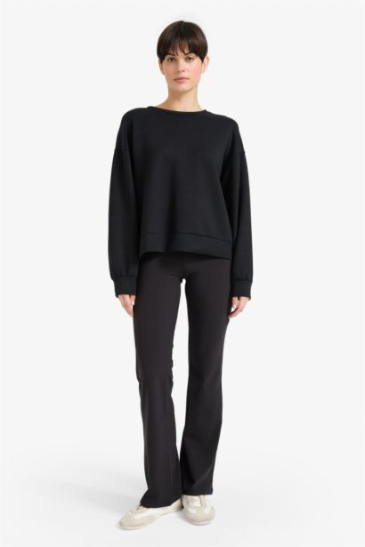 Pantalon évasé style espagnol en tissu doux