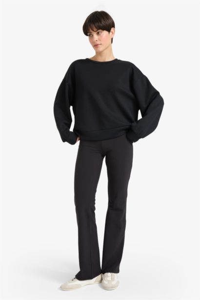 Pantalon évasé style espagnol en tissu doux