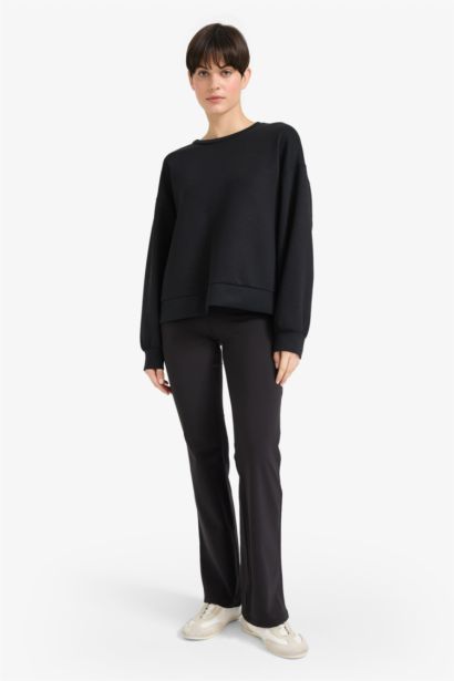 Pantalon évasé style espagnol en tissu doux
