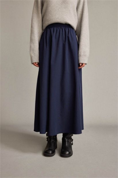 Beli Lastikli Cepli Maxi Etek