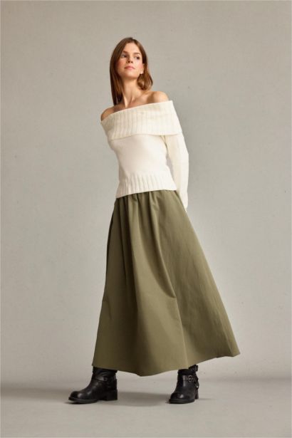 Beli Lastikli Cepli Maxi Etek