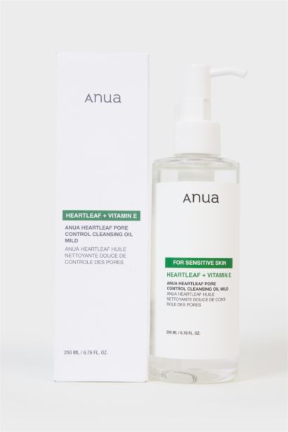 Anua Heartleaf Pore Control Soft Cleansing Oil 200ml – Gözenek Sıkılaştırıcı & Hassas Temizleyici