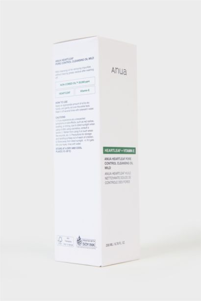 Anua Heartleaf Pore Control Soft Cleansing Oil 200ml – Gözenek Sıkılaştırıcı & Hassas Temizleyici
