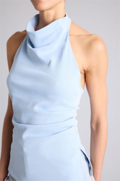 Slım Fıt Halter Yaka Atlet