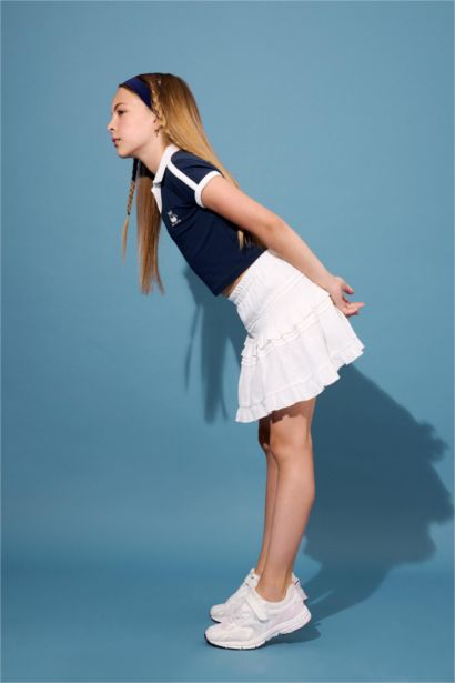 Girl Poplin Regular Fit Skirt