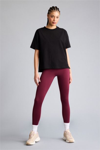 Comfort Fit Crew Neck Long Sleeves Sports T-shirt