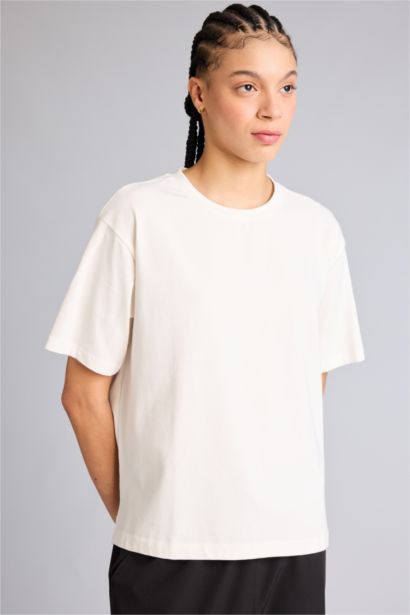 Comfort Fit Crew Neck Long Sleeves Sports T-shirt