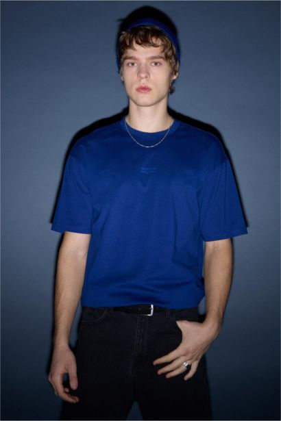 100% Cotton Boxy Fit Printed T-Shirt