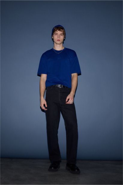 100% Cotton Boxy Fit Printed T-Shirt