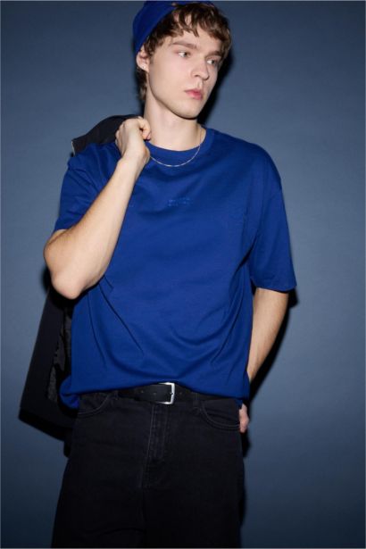 100% Cotton Boxy Fit Printed T-Shirt